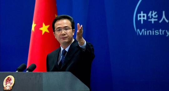 &Ocirc;ng Hồng Lỗi, ph&aacute;t ng&ocirc;n vi&ecirc;n Bộ Ngoại giao Trung Quốc