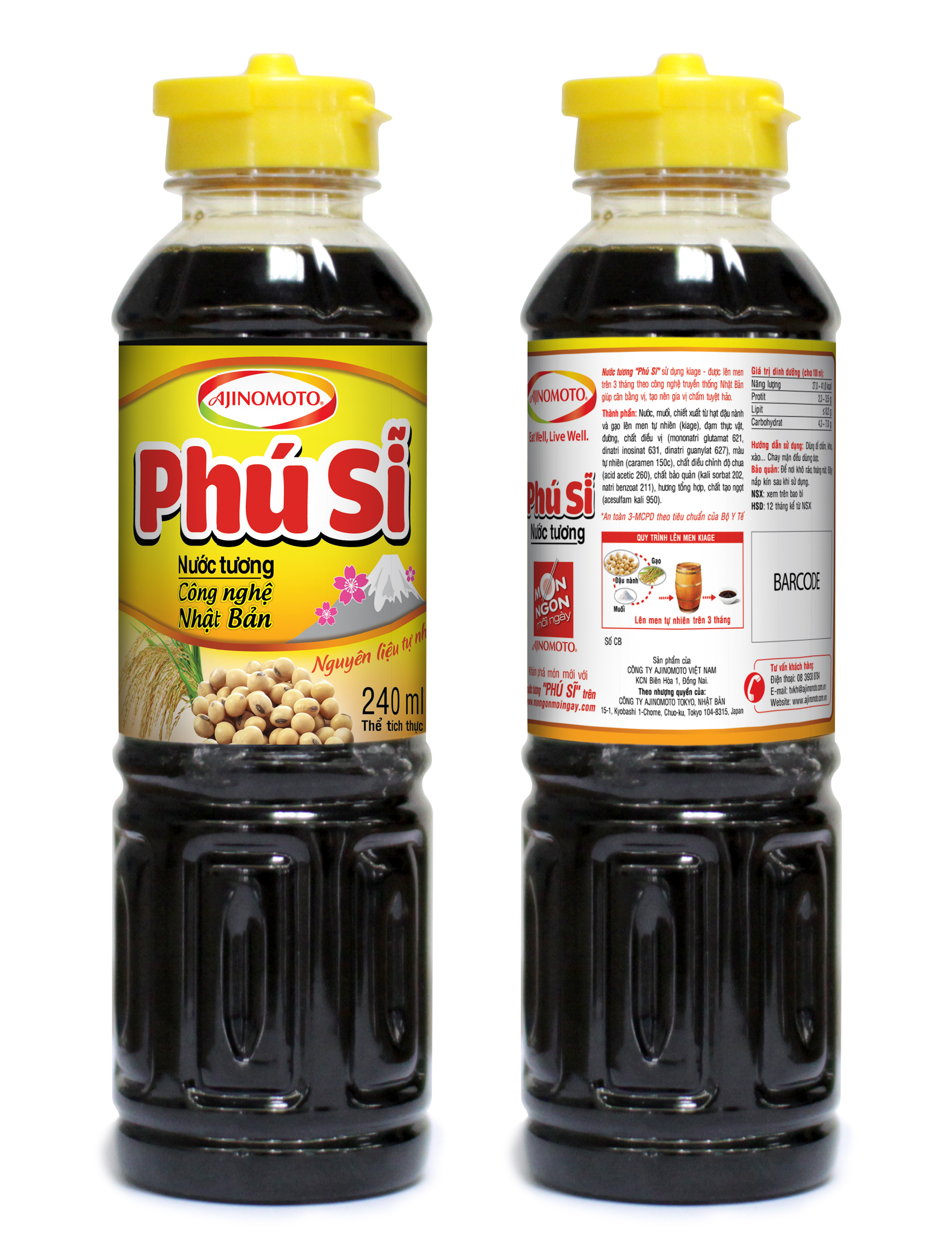 Nước tương Ph&uacute; Sĩ cải tiến mới