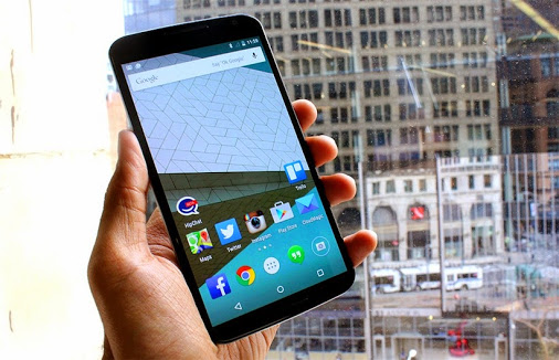 Nexus 6 chạy tr&ecirc;n nền tảng Lollipop 5.0