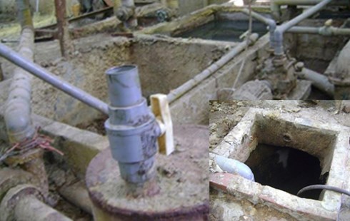 cống xả nước thải c&ocirc;ng ty M.D