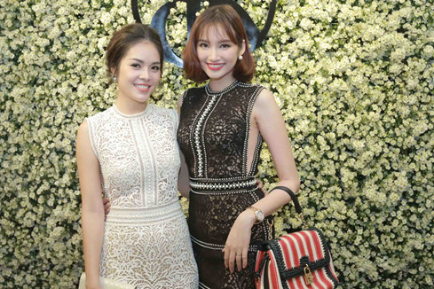 Ngọc Trinh, Tr&uacute;c Diễm &lsquo;căng như d&acirc;y đ&agrave;n&rsquo; khi chạm mặt tại sự kiện