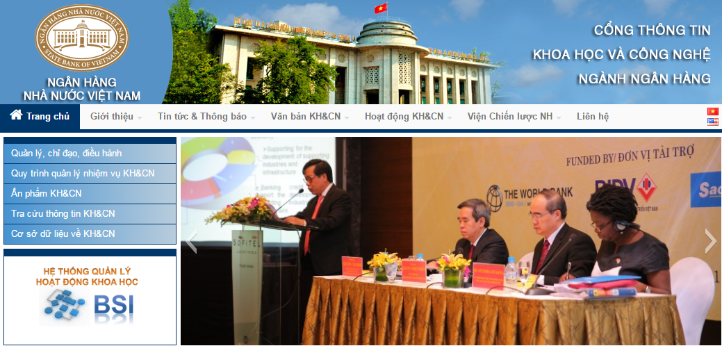 Ng&agrave;nh Ng&acirc;n h&agrave;ng khai trương Cổng Th&ocirc;ng tin Khoa học v&agrave; C&ocirc;ng nghệ