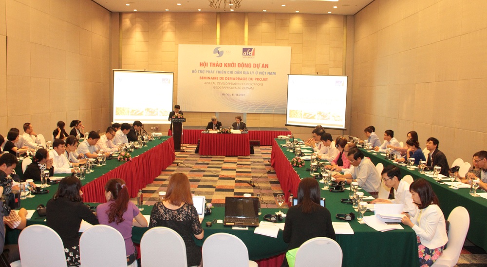 Bộ Khoa học v&agrave; C&ocirc;ng nghệ (KH&CN) phối hợp với Cơ quan Ph&aacute;t triển Ph&aacute;p (AFD) tổ chức Hội thảo Khởi động Dự &aacute;n &ldquo;Hỗ trợ ph&aacute;t triển chỉ dẫn địa l&yacute; ở Việt Nam&rdquo;