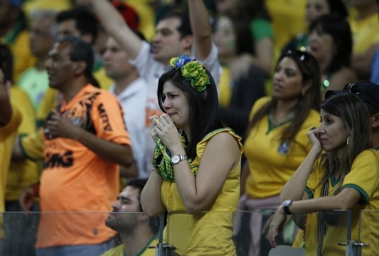 Đây là lần đầu Brazil nhận nhiều bàn thua nhất trong một trận bán kết World Cup.
