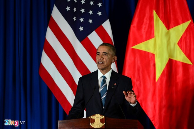 Tổng thống Obama: Mỹ gỡ bỏ cấm vận vũ kh&iacute; với Việt Nam