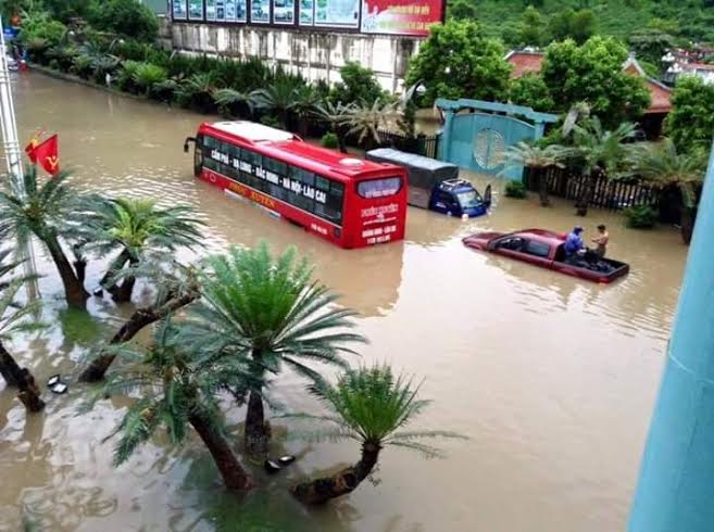 ngập lụt ở quảng ninh