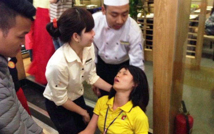ngạt kh&iacute; tại si&ecirc;u thị big c