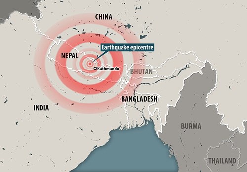 Nguy&ecirc;n nh&acirc;n động đất mạnh hay xảy ra tại Nepal