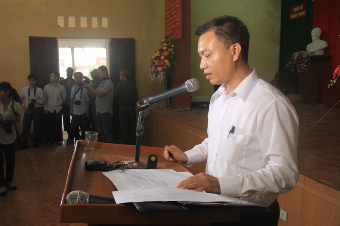 C&aacute;n bộ c&ocirc;ng khai xin lỗi &ocirc;ng Nguyễn Thanh Chấn về vụ &aacute;n oan chấn động dư luận n&agrave;y