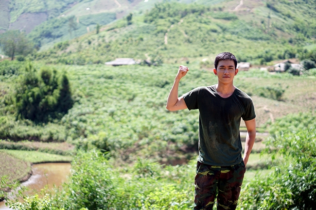 Võ Cảnh trong thời điểm tham gia đóng phim Sứ mệnh trái tim
