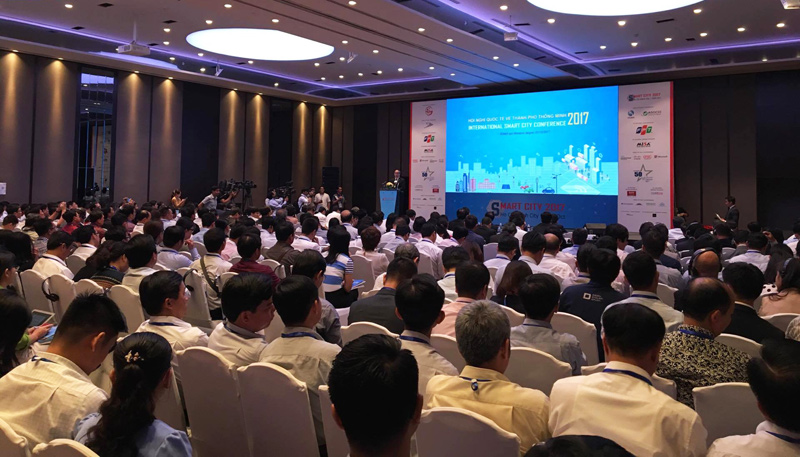Hội nghị quốc tế về th&agrave;nh phố th&ocirc;ng minh (Smart City). Ảnh NSS