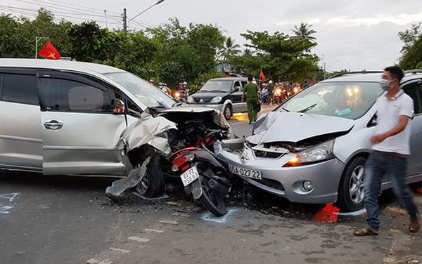 Hiện trường tai nạn giao th&ocirc;ng. Ảnh: VOV 