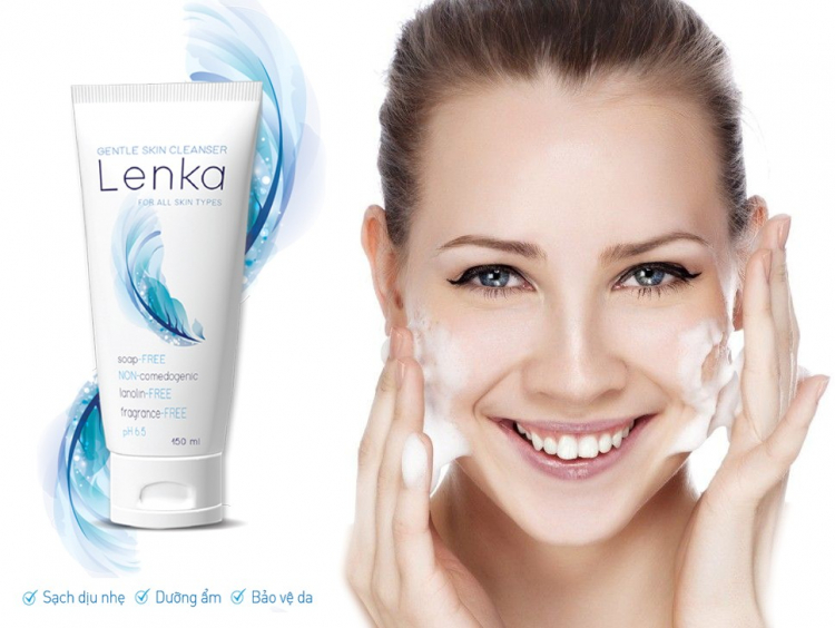  Sữa rửa mặt đặc biệt Lenka