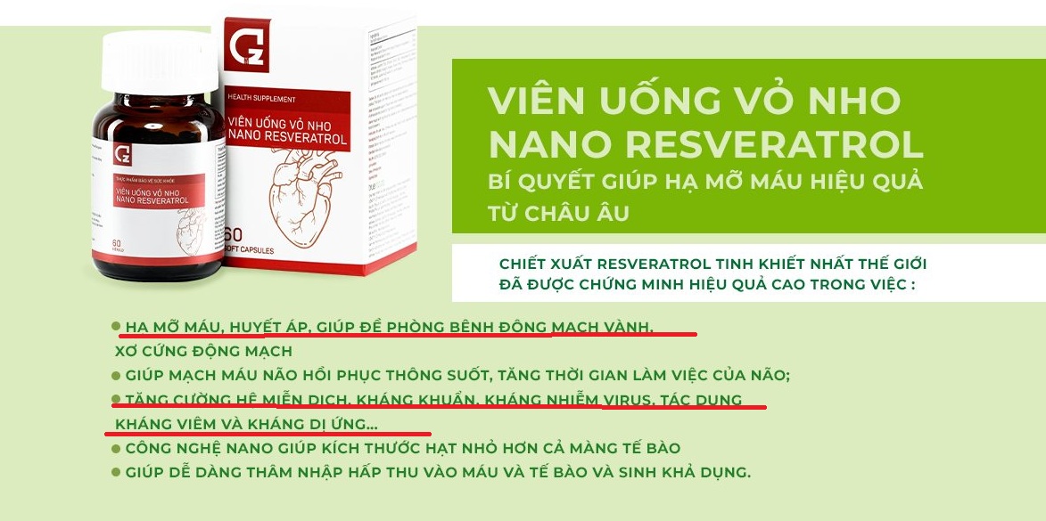 Một trong c&aacute;c nội dung quảng c&aacute;o về sản phẩm Vi&ecirc;n uống vỏ nho Nano Resveratrol được người 13Win18 đa dạng khuyến mãi phản &aacute;nh