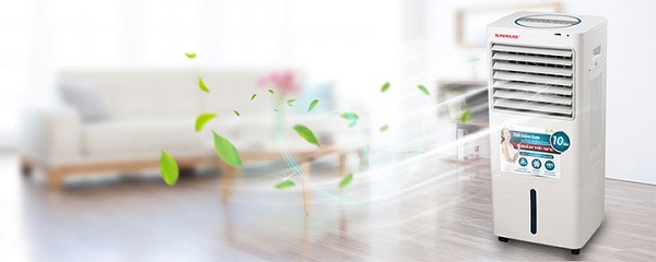 Nhờ khả năng quay tản nhiệt diện t&iacute;ch l&agrave;m m&aacute;t của quạt điều h&ograve;a được mở rộng hơn. 