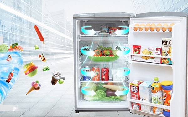 Tủ lạnh mini ph&ugrave; hợp với những người sống độc th&acirc;n hoặc nh&agrave; c&oacute; diện t&iacute;ch nhỏ.