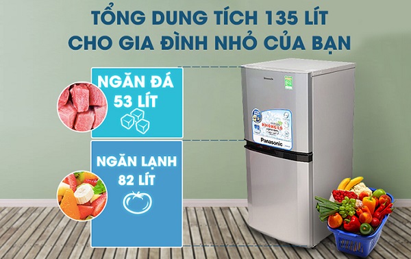  Tủ lạnh 2 ngăn với dung t&iacute;ch nhỏ sẽ tiện dụng v&agrave; nhiều ưu điểm hơn so với tủ lạnh mini.
