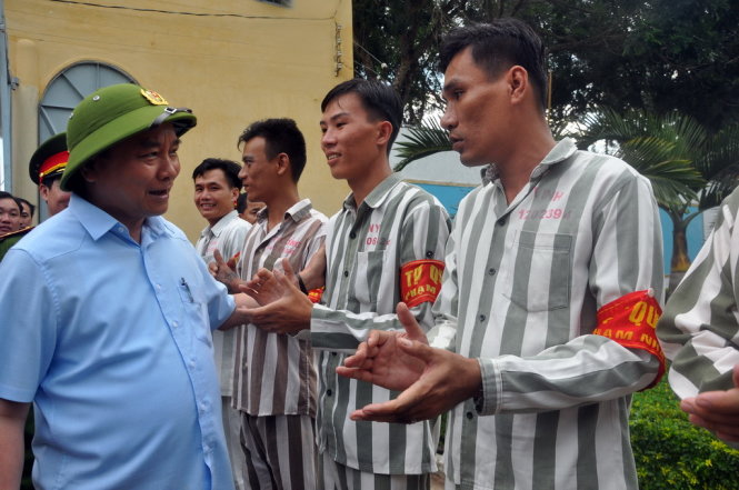 Ph&oacute; Thủ tướng CP, Chủ tịch Hội đồng tư vấn đặc x&aacute; Trung ương Nguyễn Xu&acirc;n Ph&uacute;c đ&atilde; đến trại giam Xu&acirc;n Mộc v&agrave; tỉnh B&agrave; Rịa - Vũng T&agrave;u