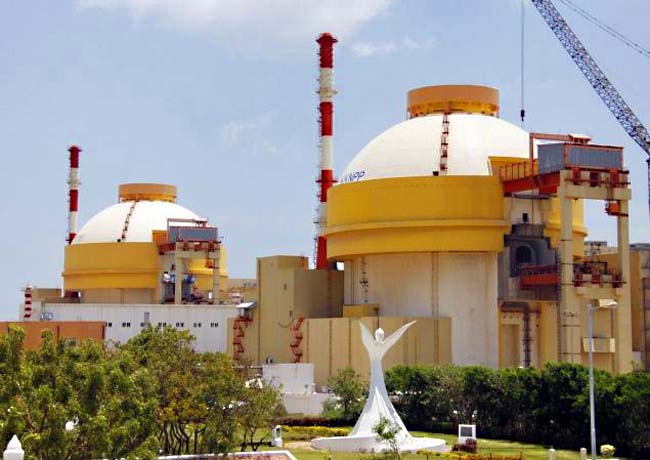 nh&agrave; m&aacute;y điện hạt nh&acirc;n Kudankulam ở Tamil Nadu, Ấn Độ 