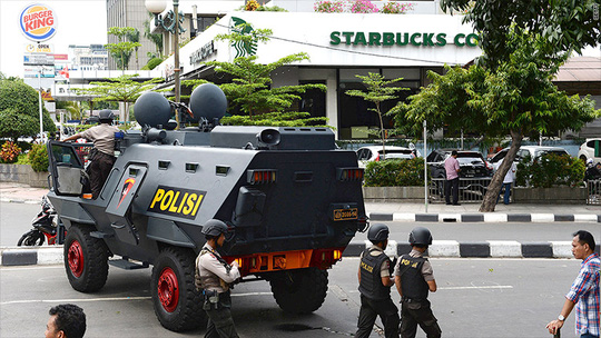 Vụ nổ bom li&ecirc;n ho&agrave;n ở Jakarta l&agrave; hệ lụy từ việc những kẻ ủng hộ khủng bố IS đang so k&egrave; nhau để chứng minh th&agrave;nh t&iacute;ch chiến đấu