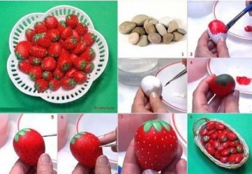 Chắc chắn là không ai thích ăn trái dâu cứng như đá thế này rồi