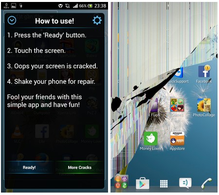 Crack Your Screenl l&agrave; một ứng dụng hay để chơi khăm trong ng&agrave;y C&aacute; th&aacute;ng Tư
