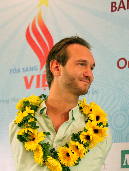 nick vujicic đến việt nam 2014