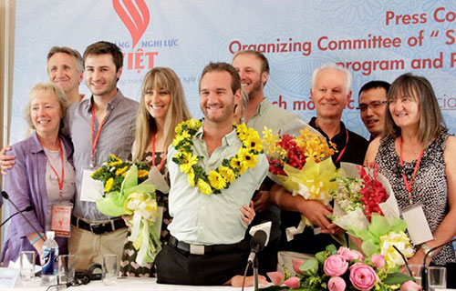nick vujicic đến việt nam 2014