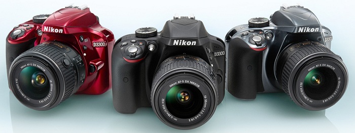 Mẫu m&aacute;y ảnh gi&aacute; rẻ Nikon D3300 c&oacute; nhiều phi&ecirc;n bản m&agrave;u kh&aacute;c nhau