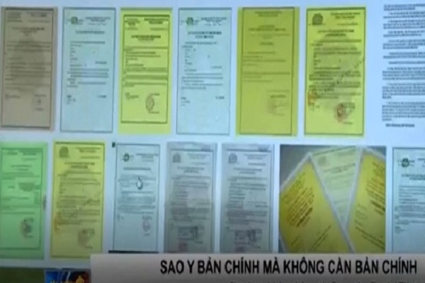 Sở Tư Ph&aacute;p n&oacute;i g&igrave; về việc 'sao y bản ch&iacute;nh m&agrave; kh&ocirc;ng cần bản ch&iacute;nh'