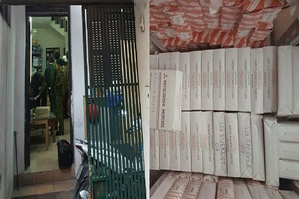 Ph&aacute;t hiện kho chứa h&agrave;ng ng&agrave;n phụ t&ugrave;ng, linh kiện &ocirc; t&ocirc; kh&ocirc;ng r&otilde; nguồn gốc