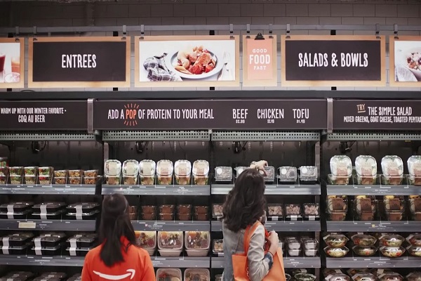 Chuỗi cửa h&agrave;ng Amazon Go hoạt động, sẽ kh&ocirc;ng c&ograve;n cảnh xếp h&agrave;ng thanh to&aacute;n