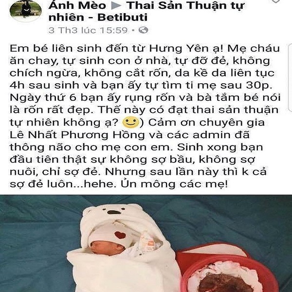Tự sinh con tại nh&agrave; coi chừng những tai biến chết người