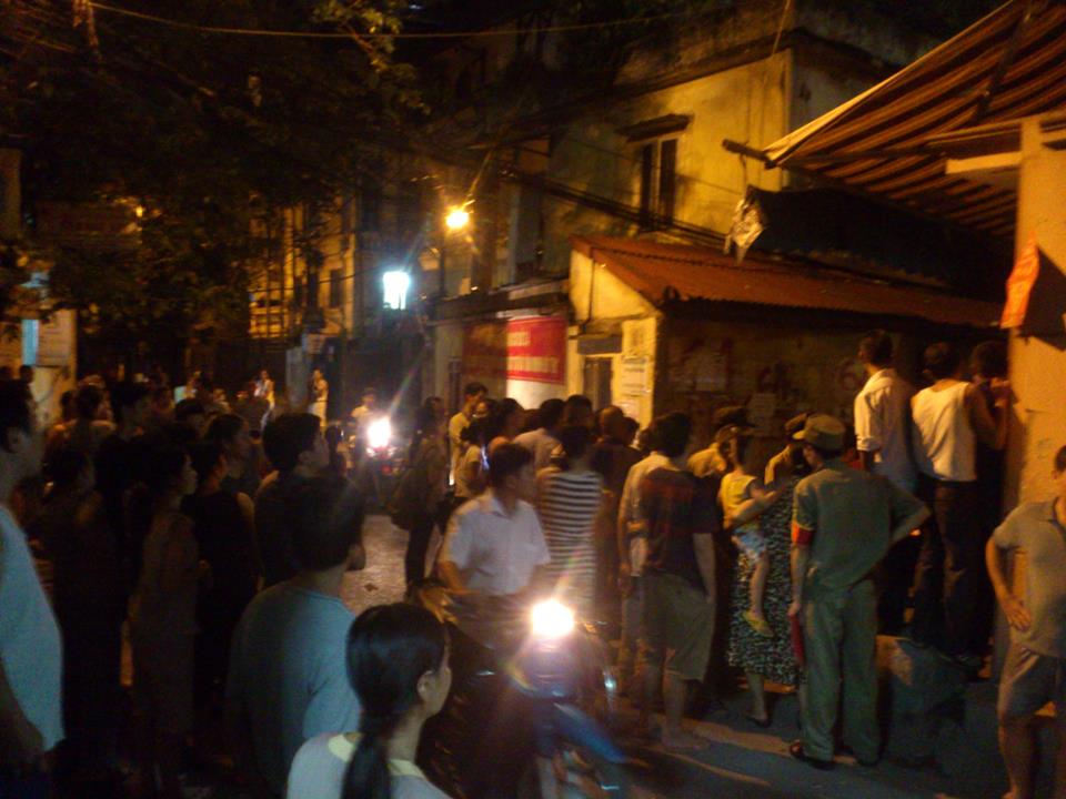 Nổ m&igrave;n tại ng&otilde; Th&ocirc;ng Phong