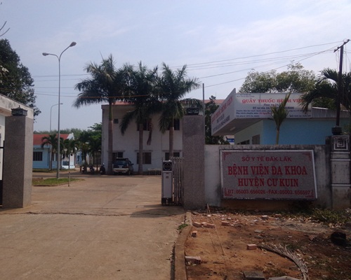 Bệnh viện Đa khoa huyện Cư Kuin nơi nữ sinh L&ecirc; Thị H&agrave; Vi điều trị dẫn đến bị hoại tử phải cưa ch&acirc;n