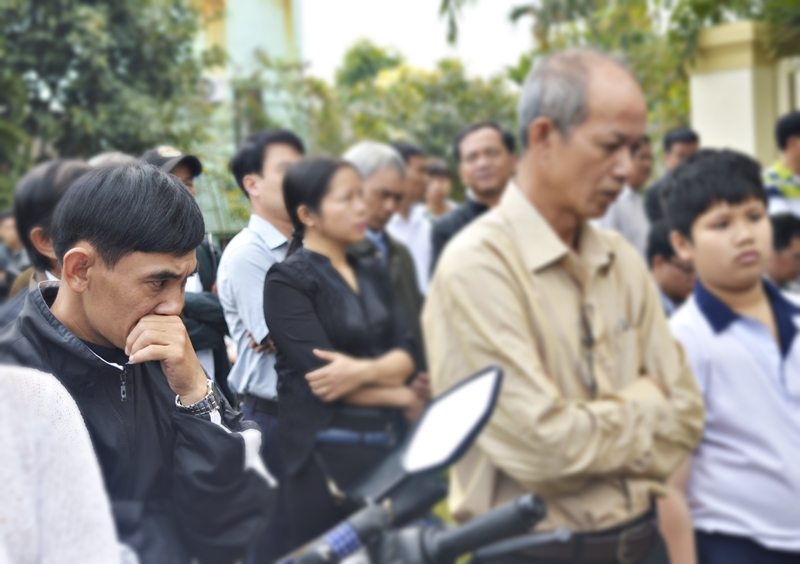 Hàng ngàn người dân tiếc thương vị nguyên Bí thư Thành ủy đã hết lòng vì nước, vì thành phố, vì người dân 