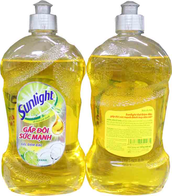 Sản phẩm nước rửa ch&eacute;n Sunlight bị l&agrave;m nh&aacute;i