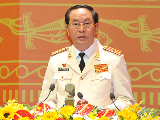 Bộ trưởng Bộ C&ocirc;ng an Trần Đại Quang đ&atilde; được Quốc hội bầu giữ chức vụ Chủ tịch nước CHXHCN Việt Nam