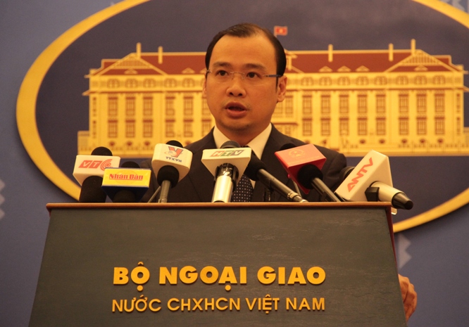 người ph&aacute;t ng&ocirc;n L&ecirc; Hải B&igrave;nh