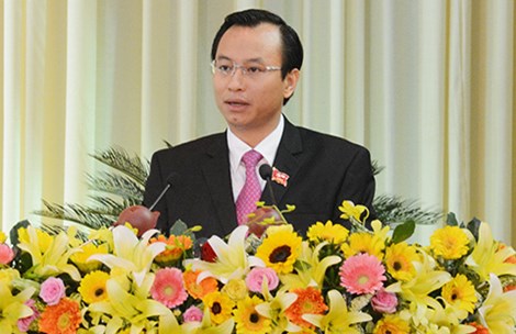B&iacute; thư Đ&agrave; Nẵng Nguyễn Xu&acirc;n Anh đ&atilde; ph&aacute;t biểu bế mạc Đại hội Đảng bộ TP Đ&agrave; Nẵng lần thứ XXI nhiệm kỳ 2015-2020