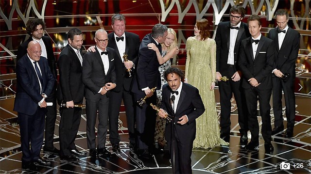 Tin tức mới nhất cho biết Birdman thắng lớn tại Oscar 2015 với 4 giải v&agrave;ng