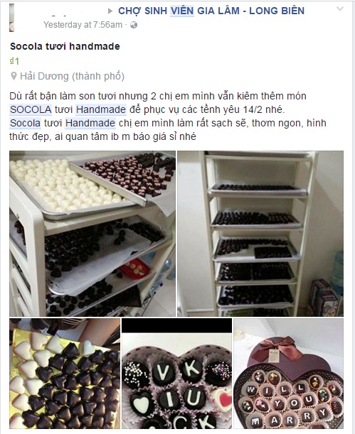 dụng cụ l&agrave;m socola handmade