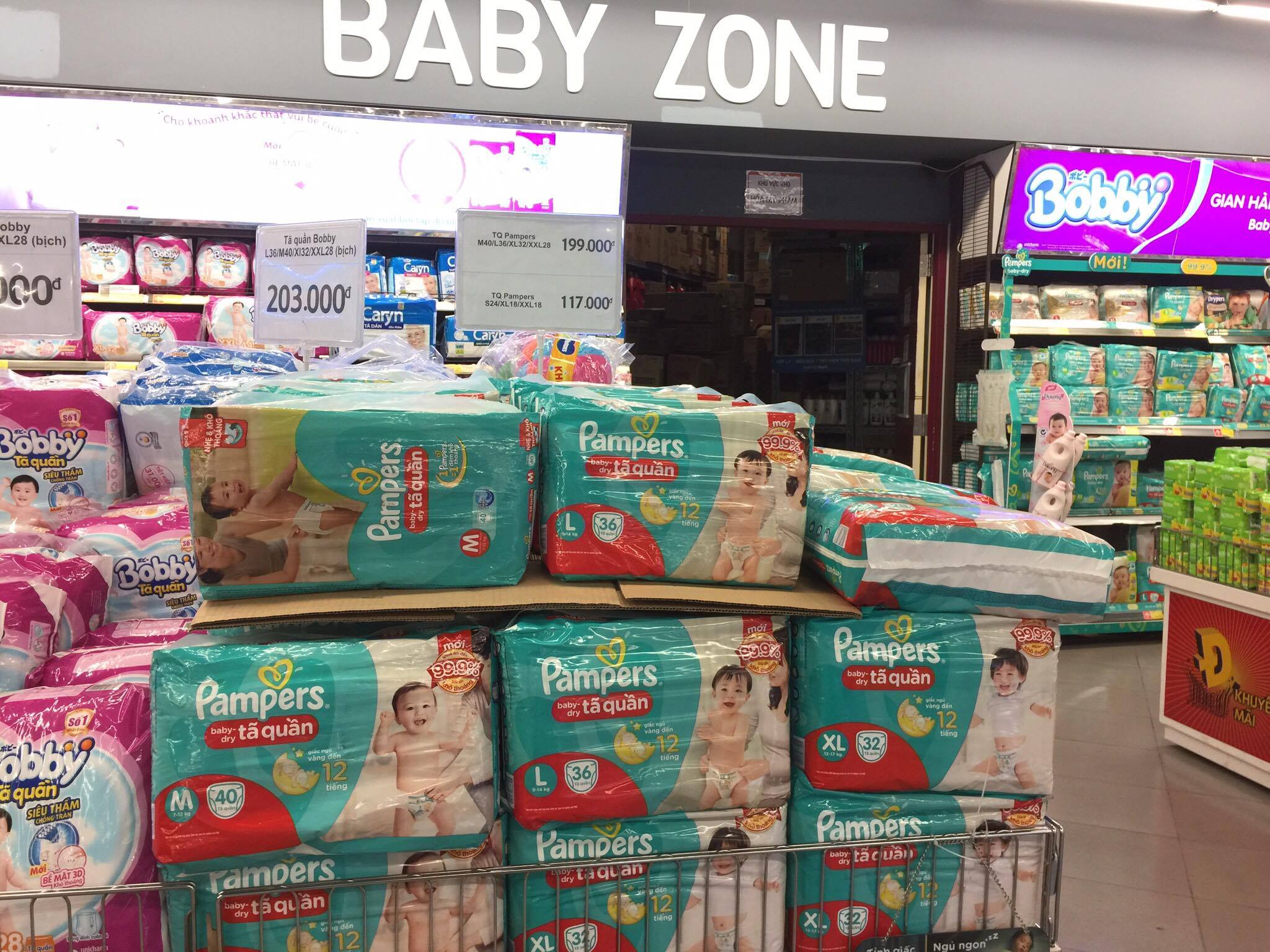 bỉm Pampers chứa dioxin 