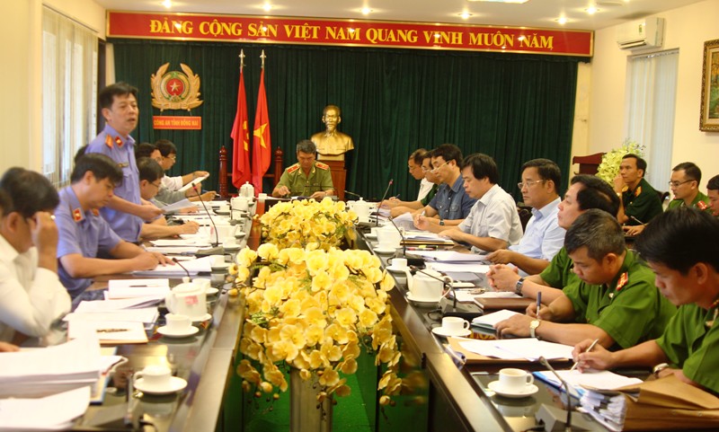 Ban chỉ đạo 389 quốc gia l&agrave;m việc với c&aacute;c ng&agrave;nh chức năng tại Đồng Nai 