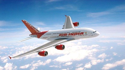 Một m&aacute;y bay của h&atilde;ng h&agrave;ng kh&ocirc;ng Ấn Độ Air India