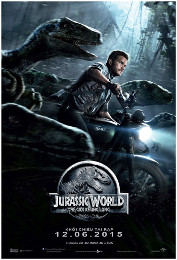Jurassic World (Thế giới khủng long) c&oacute; kinh ph&iacute; l&ecirc;n đến hơn 150 triệu USD, ra mắt ở Việt Nam h&ocirc;m 12/6.