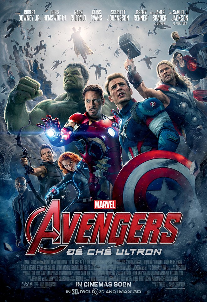 Avengers: Age of Ultron l&agrave; bom tấn được chờ đợi nhất trong m&ugrave;a h&egrave; năm nay,
