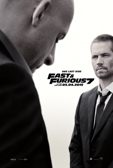 Poster mới nhất của phim Fast and furious 7. Bộ phim dự kiến ra mắt kh&aacute;n giả Việt Nam v&agrave;o ng&agrave;y 3/4