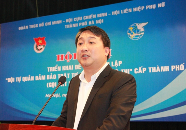 Ph&oacute; B&iacute; thư Th&agrave;nh đo&agrave;n H&agrave; Nội Nguyễn Kh&aacute;nh B&igrave;nh