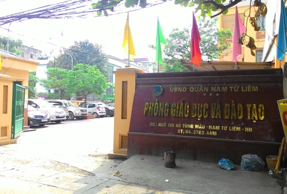 ph&ograve;ng gi&aacute;o dục quận Nam Từ Li&ecirc;m